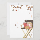 Weihnachtsfilm Night Party Einladung (Rückseite)