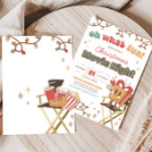 Weihnachtsfilm Night Party Einladung