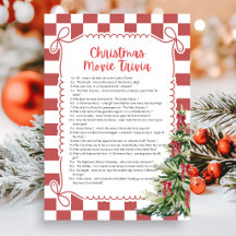 Weihnachtsfilm-Quiz-Spiel