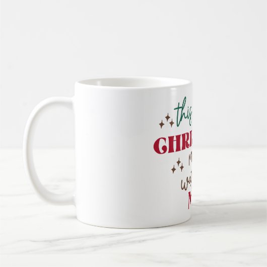 Weihnachtsfilm Tasse - Weihnachtsfeier Tasse (Links)