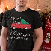 Weihnachtsfilm Watching Shirt Moderner Funny Truck