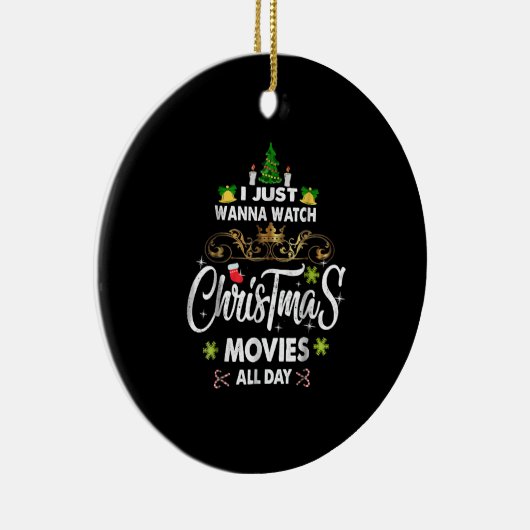 Weihnachtsfilm , Weihnachtsfilme Keramik Ornament (Rechts)