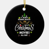 Weihnachtsfilm , Weihnachtsfilme Keramik Ornament (Vorne)