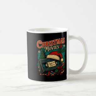 Weihnachtsfilme Chill Retro VHS Feiertags Nostalgi Kaffeetasse