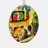 Weihnachtsfilme Keramik Ornament (Rechts)