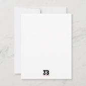 Weihnachtsfilme Mitteilungskarte (Rückseite)