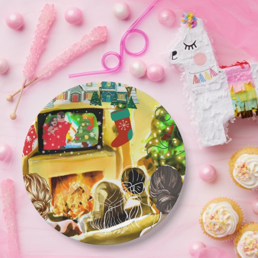 Weihnachtsfilme Pappteller (Party)