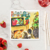 Weihnachtsfilme Serviette (Beispiel)