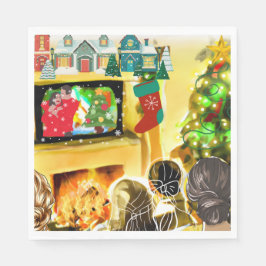 Weihnachtsfilme Serviette