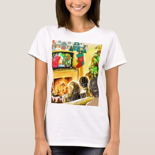 Weihnachtsfilme T-Shirt (Vorderseite)