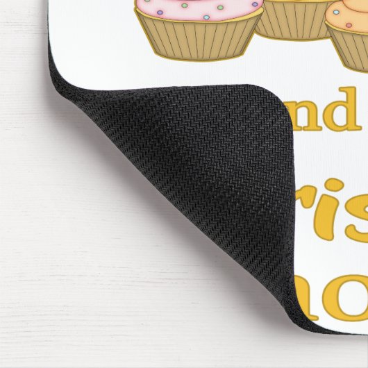 Weihnachtsfilme und Backen Mousepad (Ecke)