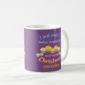 Weihnachtsfilme und Cupcakes Kaffeetasse (VorderseiteRechts)