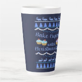 Weihnachtsfilme und Cupcakes Milchtasse (Vorderseite)