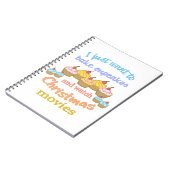 Weihnachtsfilme und Cupcakes Notizblock (Linke Seite)