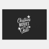 Weihnachtsfilme und Weihnachtsgeschenke Geschenkpapier Set (Vorderseite)