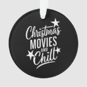 Weihnachtsfilme und Weihnachtsgeschenke Ornament (Vorderseite)