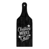 Weihnachtsfilme und Weihnachtsgeschenke Schneidebrett (Vorderseite)