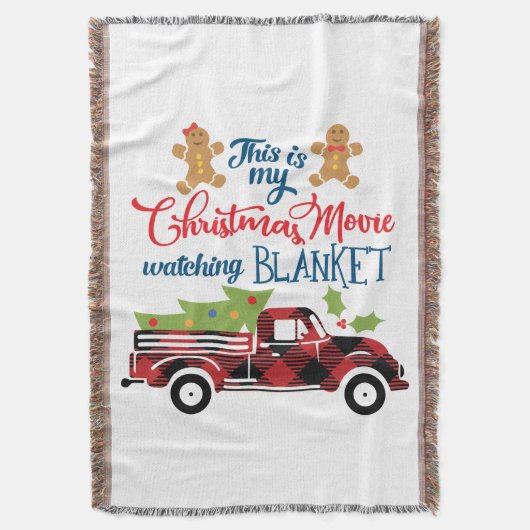 Weihnachtsfilmtuch Decke (Vorderseite Vertikal)