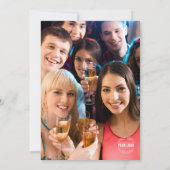 Weihnachtsfirma Foto-Logo Weihnachtskarte Einladung (Rückseite)