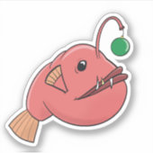 Weihnachtsfisch Aufkleber (Vorderseite)