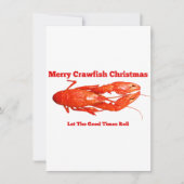 Weihnachtsfisch Feiertagskarte (Vorderseite)