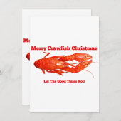 Weihnachtsfisch Feiertagskarte (Vorne/Hinten)