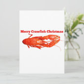 Weihnachtsfisch Feiertagskarte (Stehend Vorderseite)