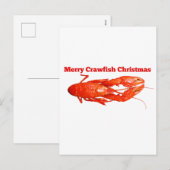 Weihnachtsfisch Feiertagspostkarte (Vorne/Hinten)