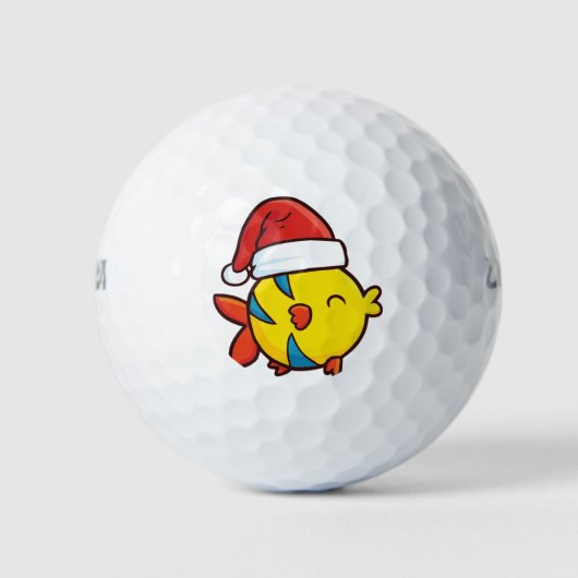 Weihnachtsfisch Golfball (Vorderseite)