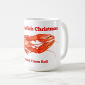 Weihnachtsfisch Kaffeetasse (VorderseiteRechts)