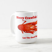 Weihnachtsfisch Kaffeetasse (Vorderseite Links)