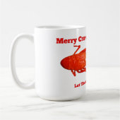 Weihnachtsfisch Kaffeetasse (Links)