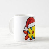 Weihnachtsfisch Kaffeetasse (Vorderseite Links)