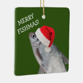 Weihnachtsfisch Keramikornament (Rechts)