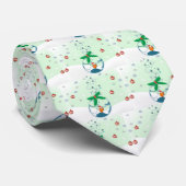 Weihnachtsfisch Krawatte (Gerollt)