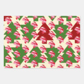 Weihnachtsfisch Weihnachtsmannmütze Funny Fishing Geschenkpapier Set (Vorderseite 2)