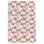 Weihnachtsfischen froh Fishmas ♫ Mittlere Geschenktüte (Vorderseite)