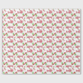 Weihnachtsfischen - Frohe Fishmas 2 Geschenkpapier (Flach)