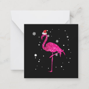 Weihnachtsflamingo Essential Mitteilungskarte