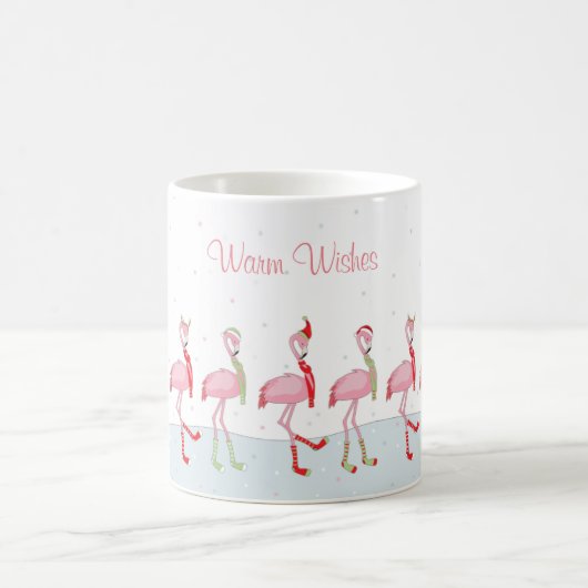 Weihnachtsflamingo Kaffeetasse (Mittel)