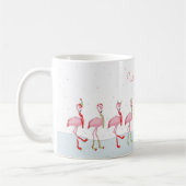 Weihnachtsflamingo Kaffeetasse (Links)
