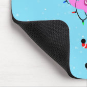 Weihnachtsflamingo Mousepad (Ecke)