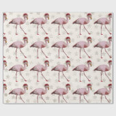 WEIHNACHTSflamingo Packpapier (Flach)