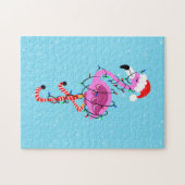 Weihnachtsflamingo Puzzle (Horizontal)