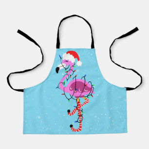 Weihnachtsflamingo Schürze