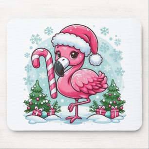 Weihnachtsflamingo-Sublimationsgrafik Mousepad