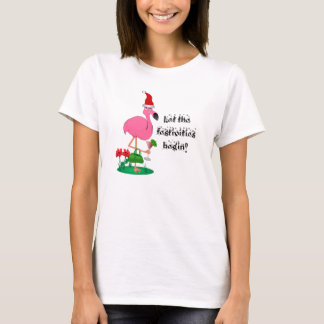 Weihnachtsflamingo-T - Shirt