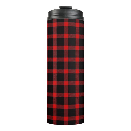 Weihnachtsflanell Thermosbecher (Vorderseite)