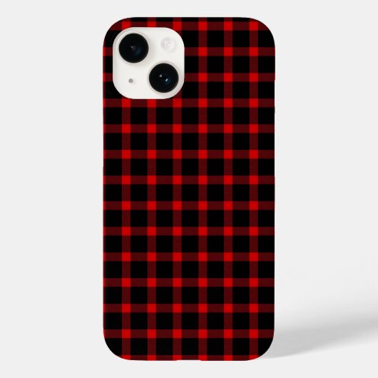 Weihnachtsflannel/Winter iPhone 14 Fall Case-Mate iPhone Hülle (Rückseite)
