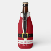 Weihnachtsflasche Cooler Flaschenkühler (Flasche Rückseite)